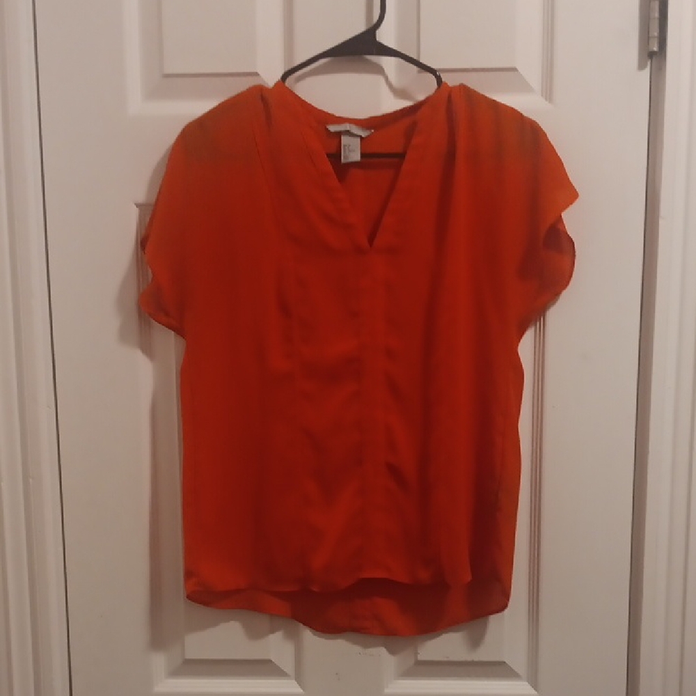 H&M Red/Orange Blouse